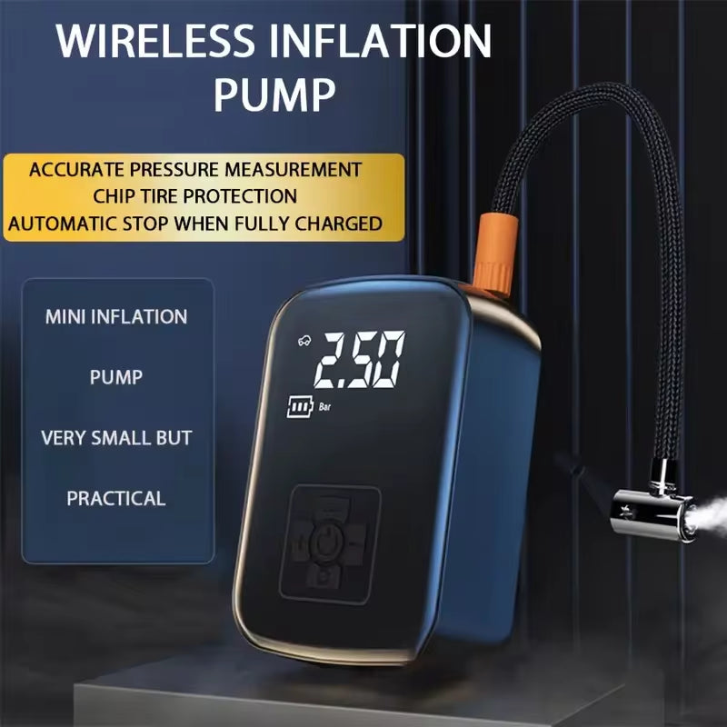 1Pc Wireless Car Air Compressor Air Pump Electric Tire Inflator Pump for Motorcycle Bicycle Boat AUTO Tyre Balls Inflatable